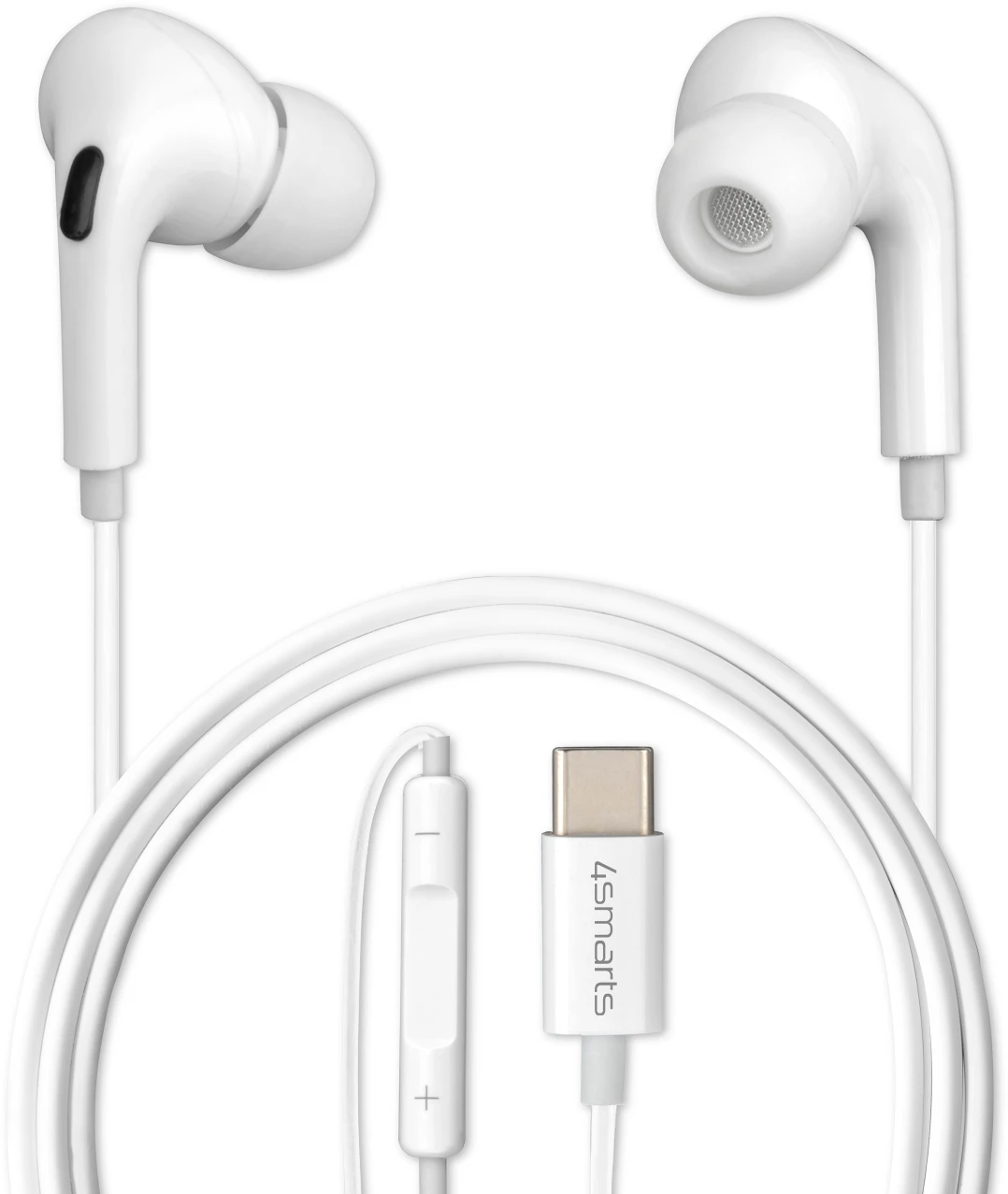 4Smarts Kopfhörer Melody Digital USB-C Weiß